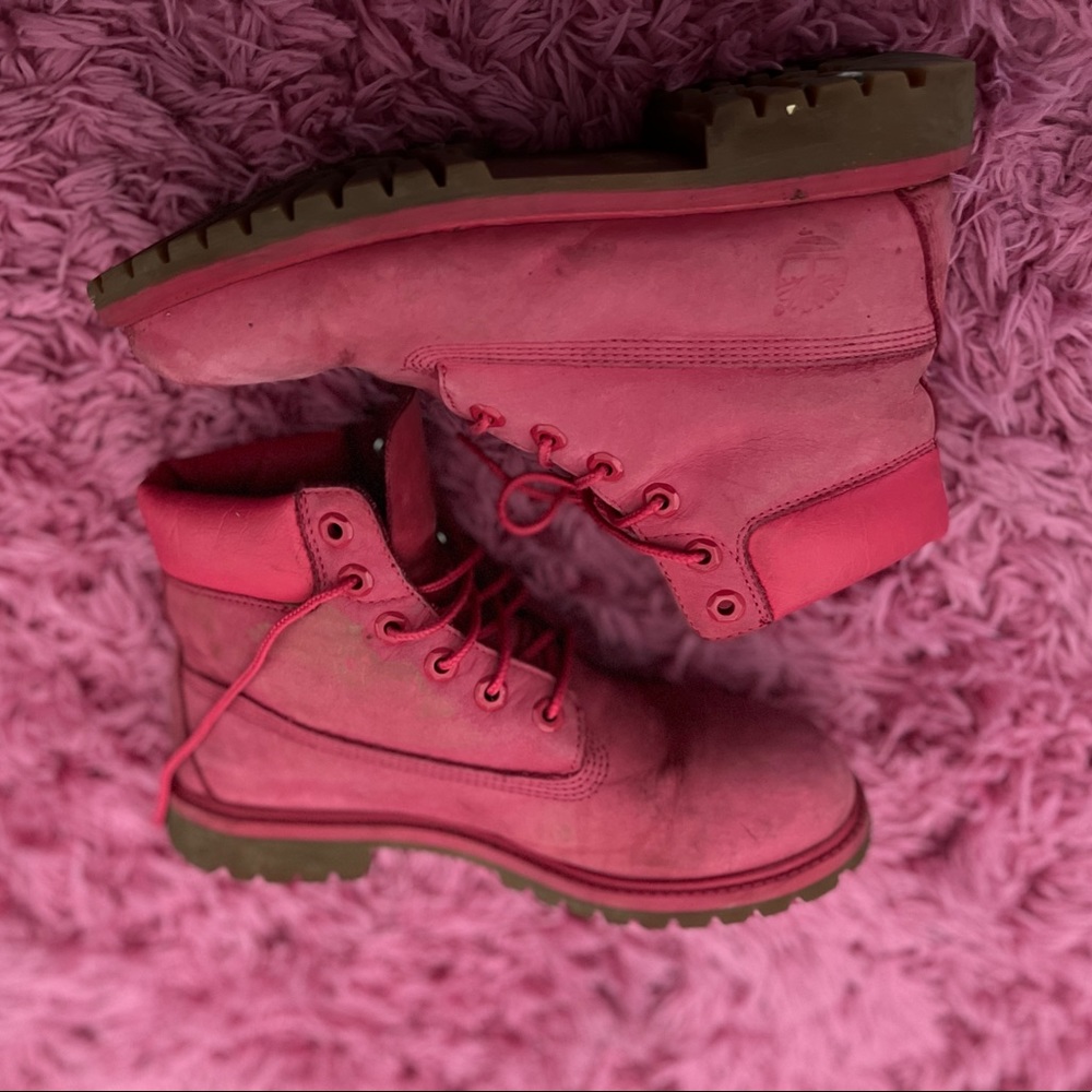 Pink Timberland Shoes
